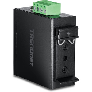 TRENDnet TI-IG215 30-watt Industrial Gigabit PoE+ Injector, IP50 rating